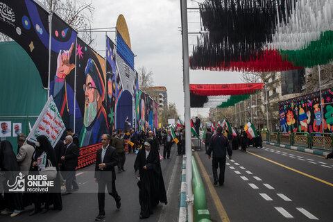 راهپیمایی روز جهانی قدس در تهران