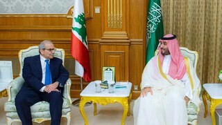 دیدار نخست‌وزیر لبنان  با بن‌سلمان