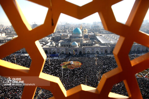 اقامه نماز عید سعید فطر - حرم مطهر رضوی
