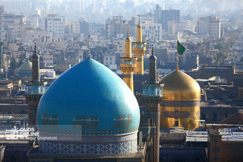 اقامه نماز عید سعید فطر - حرم مطهر رضوی