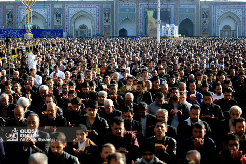اقامه نماز عید سعید فطر - حرم مطهر رضوی