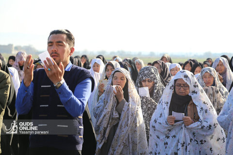 اقامه نماز عید سعید فطر در محله گلشهر مشهد