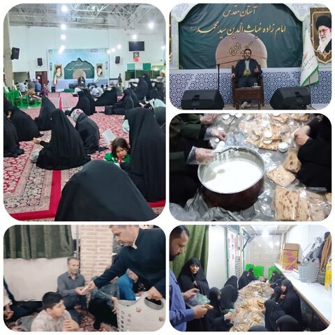 رسم ۲۰۰ ساله نذری «نون و ماستِ گنبد خشتی»