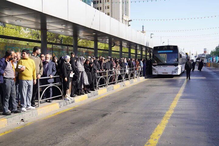 مترو و اتوبوسهای مشهد ۳ روز پایانی ماه صفر ۱۴۰۴ رایگان شد - قدس آنلاین