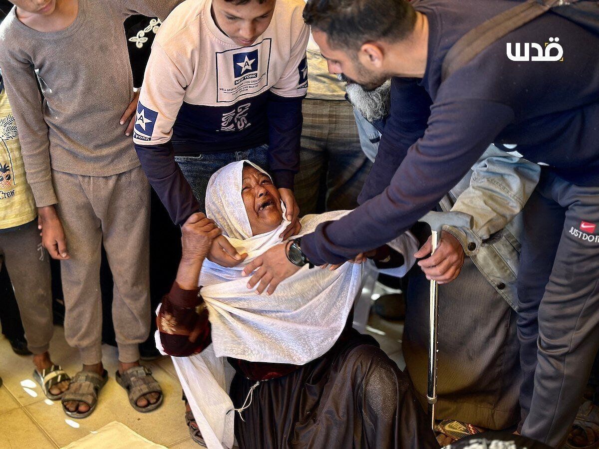 عکس | وداع دردناک مادران فلسطینی با شهیدانشان