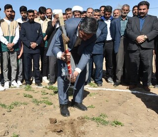 کلنگ احداث مسجد امام رضا(ع) روستای برزش آباد به زمین خورد