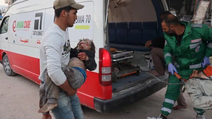 تداوم بمباران چادرهای آوارگان فلسطینی در جنوب غزه
