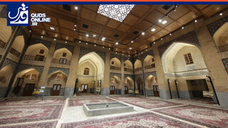 فیلم | نمایی از فرایند بازسازی مدرسه تاریخی دو در حرم مطهر رضوی