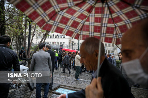 عکس منتخب هفته | از سفر عارف به مشهد تا تجمع علیه جنایات رژیم صهیونیستی در تهران