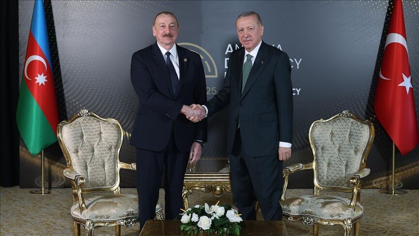 دیدار اردوغان و علی‌اف در آنتالیا