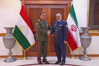 وزریر دفاع کشورمان میزبان وزیر دفاع تاجیکستان بود