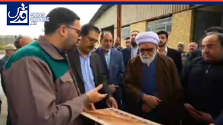 فیلم | بازدید تولیت آستان قدس رضوی از مراحل ساخت تزیینات معماری رواق امیرالمؤمنین(ع)