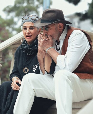 عکس | تصویری متفاوت از فرهاد آئیش و همسرش مائده طهماسبی