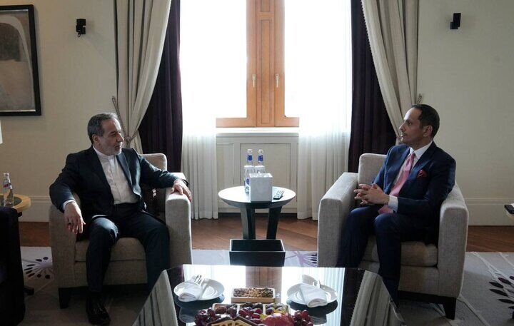 دیدار عراقچی با همتای قطری خود در مسکو