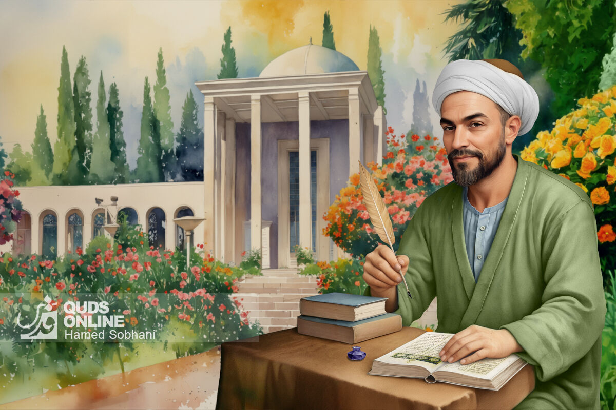 عشق سعدی نه حدیثی است که پنهان ماند