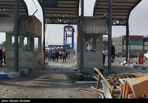 انفجار در «اسکله شهید رجایی»