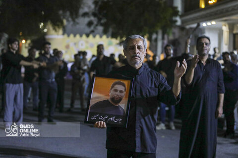 مراسم عزاداری کشته شدگان حادثه انفجار در بندر شهید رجایی