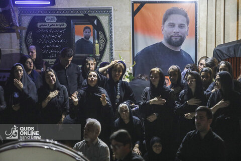 مراسم عزاداری کشته شدگان حادثه انفجار در بندر شهید رجایی