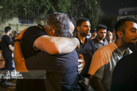 مراسم عزاداری کشته شدگان حادثه انفجار در بندر شهید رجایی