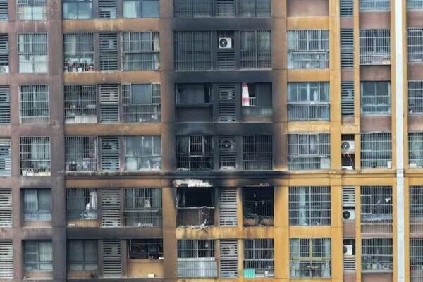 انفجار یک مجتمع مسکونی در چین با ۱۷ زخمی