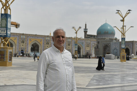 نذی که زینتبخش صحن و سرای حضرت شمسالشموس(ع) شده است