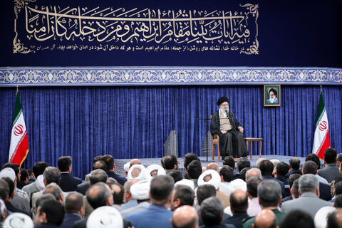 دیدار مسئولان و کارگزاران حج با رهبر انقلاب اسلامی