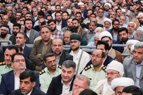 دیدار مسئولان و کارگزاران حج با رهبر انقلاب اسلامی
