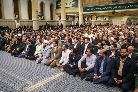 دیدار مسئولان و کارگزاران حج با رهبر انقلاب اسلامی