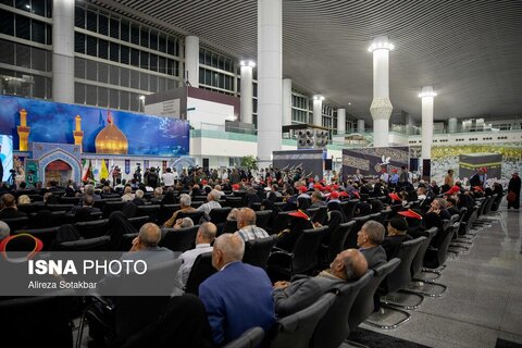 بدرقه نخستین گروه از زائران حج ۱۴۰۴