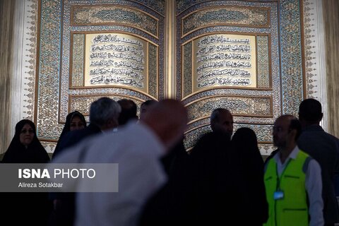 بدرقه نخستین گروه از زائران حج ۱۴۰۴