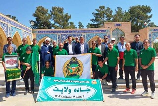 دوندگان جاده ولایت وارد خراسان‌رضوی شدند