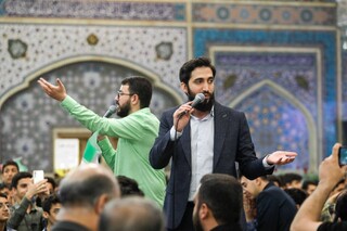 برپایی جشن باشکوه نوجوانان امام رضایی در حرم مطهر رضوی