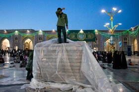 گزارش تصویری | خادمان حرم رضوی