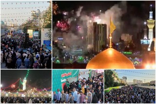بزرگترین جشن خانوادگی امام رضایی‌ها در مشهد با حضور چهره‌های برجسته فرهنگی، هنری و ورزشی همراه با نورافشانی ویژه