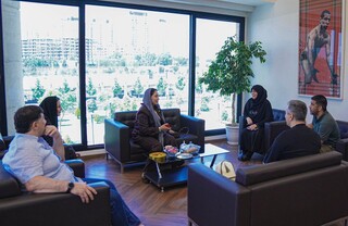 دیدار دبیر با عضو هیات رئیسه اتحادیه جهانی کشتی