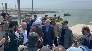 بازدید نظارتی رئیس مجلس از آشوراده؛ امید به احیای جزیره متروکه خزر