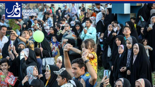 فیلم | حال و هوای اطراف حرم مطهر رضوی در جشن میلاد امام رضا(ع)