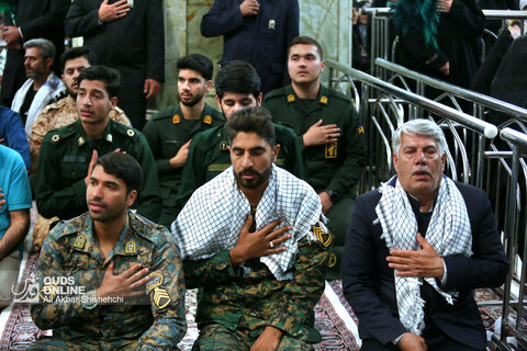 آیین گرامیداشت شهدای خدمت در حرم امام‌رضا(ع)