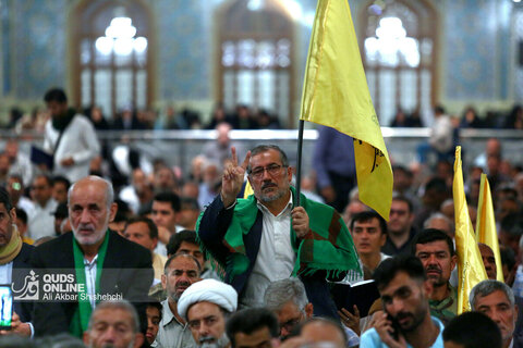 آیین گرامیداشت شهدای خدمت در حرم امام‌رضا(ع)