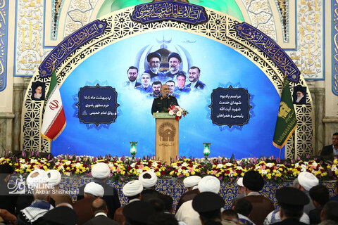 آیین گرامیداشت شهدای خدمت در حرم امام‌رضا(ع)