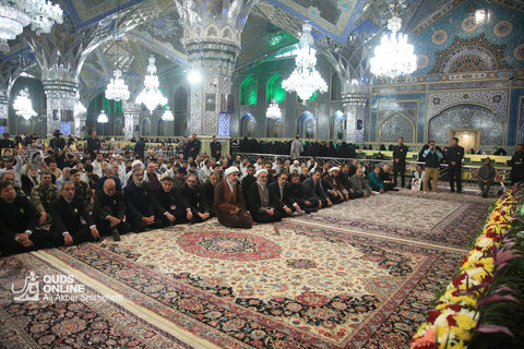 آیین گرامیداشت شهدای خدمت در حرم امام‌رضا(ع)