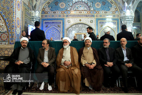 آیین گرامیداشت شهدای خدمت در حرم امام‌رضا(ع)