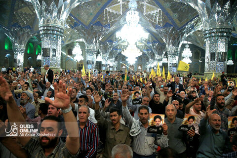 آیین گرامیداشت شهدای خدمت در حرم امام‌رضا(ع)