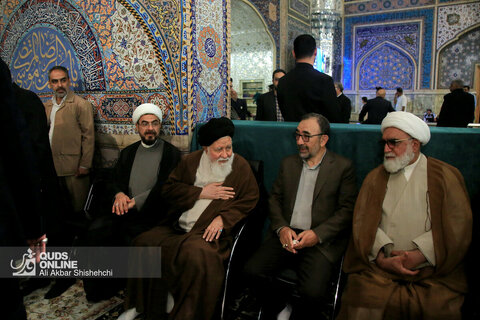 آیین گرامیداشت شهدای خدمت در حرم امام‌رضا(ع)