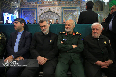 آیین گرامیداشت شهدای خدمت در حرم امام‌رضا(ع)