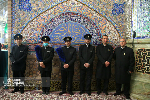 آیین گرامیداشت شهدای خدمت در حرم امام‌رضا(ع)