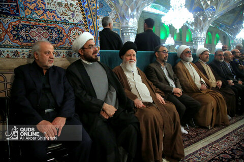 آیین گرامیداشت شهدای خدمت در حرم امام‌رضا(ع)