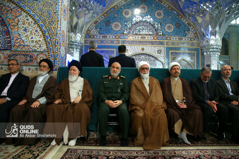 آیین گرامیداشت شهدای خدمت در حرم امام‌رضا(ع)