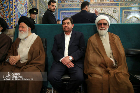 آیین گرامیداشت شهدای خدمت در حرم امام‌رضا(ع)