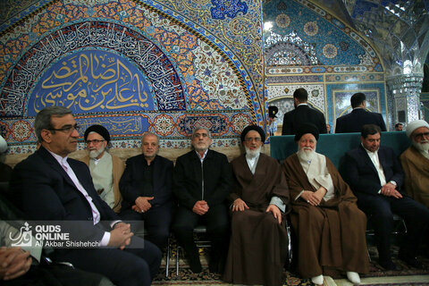 آیین گرامیداشت شهدای خدمت در حرم امام‌رضا(ع)